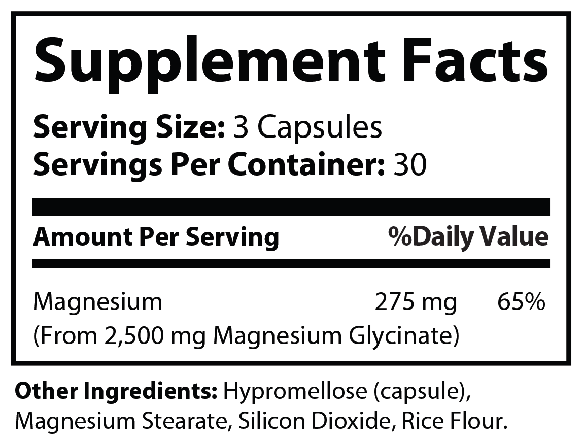 ROC824 supplement facts panel